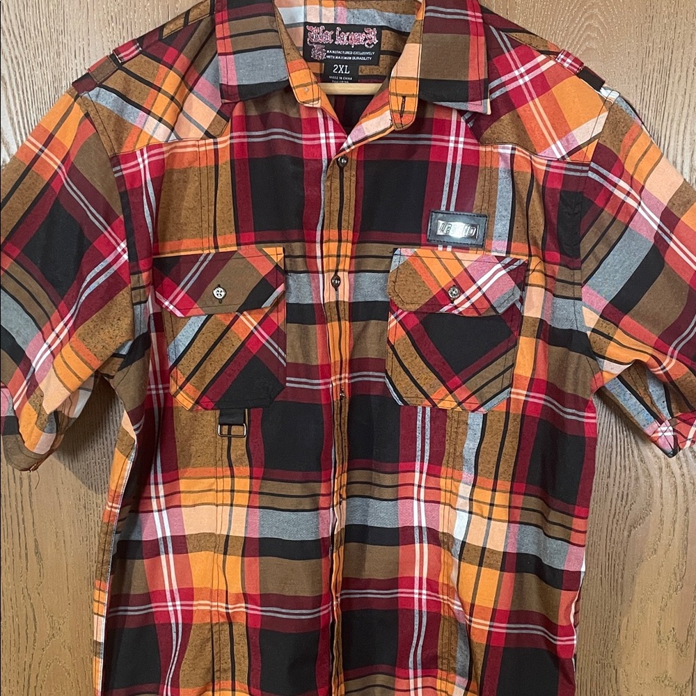 Blac Laquer - Vibrant Plaid Casual Button-Down Shirt